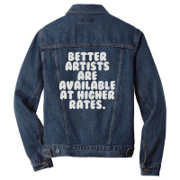 Freelance Artist Advertising Men Denim Jacket | Artistshot