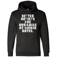 Freelance Artist Advertising Champion Hoodie | Artistshot