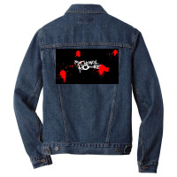 Red White Black Men Denim Jacket | Artistshot