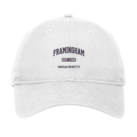 Framingham Massachusetts Ma Vintage State Athletic Style Raglan Baseba Adjustable Cap | Artistshot