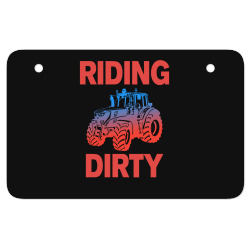 riding dirty ATV License Plate | Artistshot