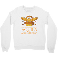 Ancient Rome   Latin Language   The Eagle Is The Most Equal Long Sleev Crewneck Sweatshirt | Artistshot