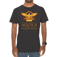 Ancient Rome   Latin Language   The Eagle Is The Most Equal Long Sleev Vintage T-shirt | Artistshot