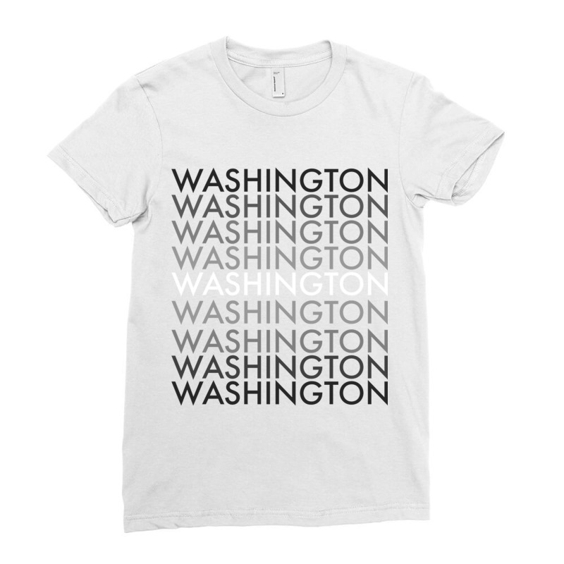 Washington State Ladies Fitted T-Shirt by JOEGARZA | Artistshot