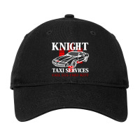 Knight Taxi Services Call 555 1982 Adjustable Cap | Artistshot