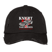 Knight Taxi Services Call 555 1982 Vintage Cap | Artistshot