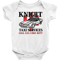 Knight Taxi Services Call 555 1982 Baby Bodysuit | Artistshot