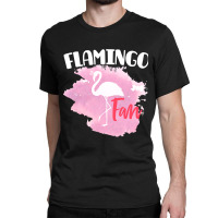 Flamingo Bird Fan Art Design Product Tropical Classic T-shirt | Artistshot