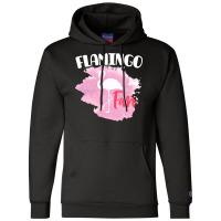 Flamingo Bird Fan Art Design Product Tropical Champion Hoodie | Artistshot