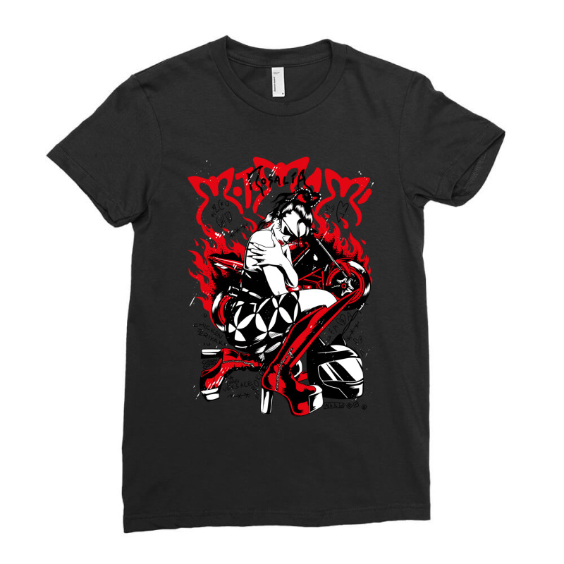 Motomami White Ladies Fitted T-Shirt by cm-arts | Artistshot