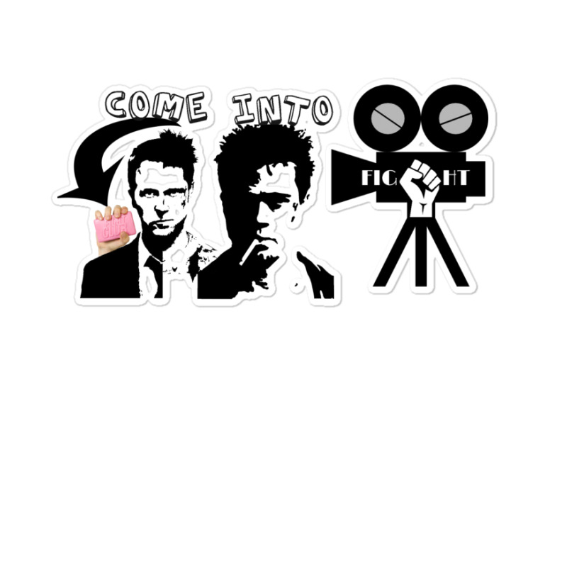 Custom Fight Club Sticker By Mansour6687 - Artistshot