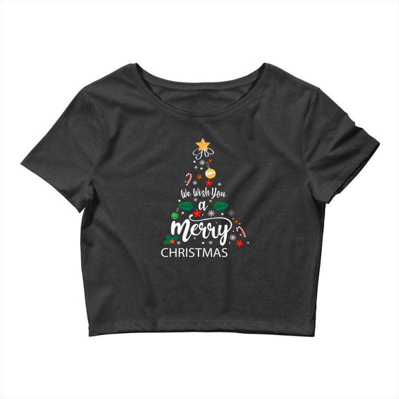 Christmas Tshirts For Family Crop Top | Artistshot