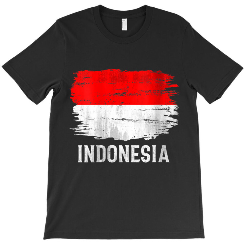 Womens Vintage Indonesia Flag For Indonesian Gift V Neck T Shirt T-shirt | Artistshot