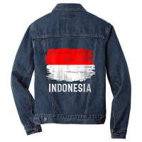 Womens Vintage Indonesia Flag For Indonesian Gift V Neck T Shirt Men Denim Jacket | Artistshot