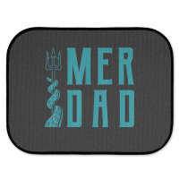 Mens Merdad Shirt Trident Mermaid Dad Tshirt Rear Car Mat | Artistshot