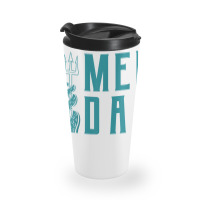 Mens Merdad Shirt Trident Mermaid Dad Tshirt Travel Mug | Artistshot