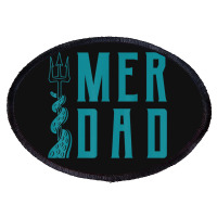 Mens Merdad Shirt Trident Mermaid Dad Tshirt Oval Patch | Artistshot