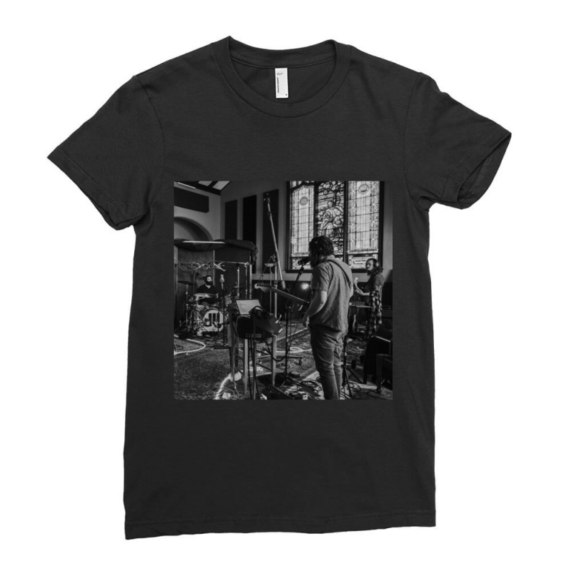 Orchestra In Studio Ladies Fitted T-Shirt by cm-arts | Artistshot