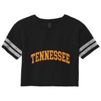 Tennessee   Tn   Throwback Design   Classic Orange Tennessee T Shirt Scorecard Crop Tee | Artistshot