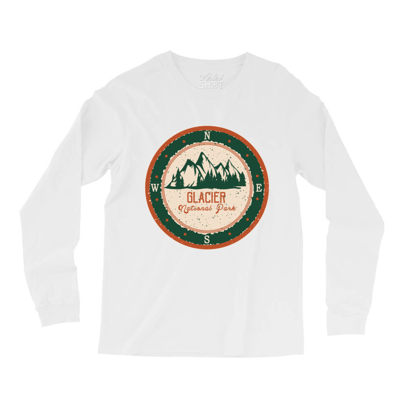 Glacier National Park Long Sleeve Shirts by MONIQUEWORTH | Artistshot