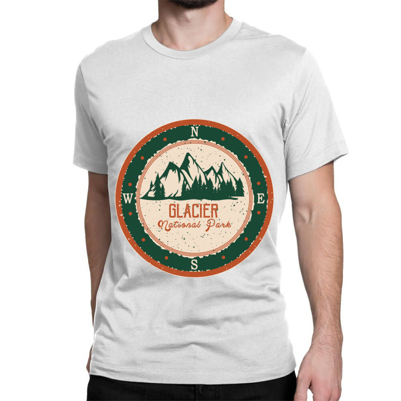 Glacier National Park Classic T-shirt by MONIQUEWORTH | Artistshot