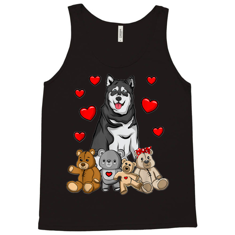 Alaskan Malamute Cuddly Toy Husky Tank Top | Artistshot