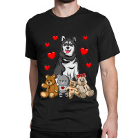 Alaskan Malamute Cuddly Toy Husky Classic T-shirt | Artistshot