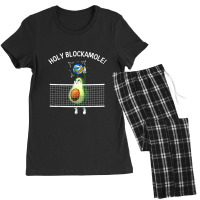 Funny Volleyball For Men Women Holy Guacamole Player Blocker Women's Pajamas Set | Artistshot