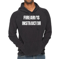 Firearms Instructor Shooting Range Gun Safety Officer Vintage Hoodie | Artistshot