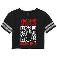 Vaccine Passport Scan This Funny Anti Vaccine Unvaccinated Scorecard Crop Tee | Artistshot