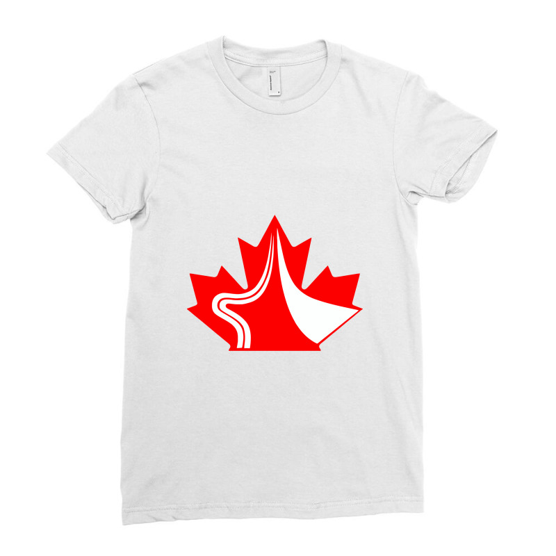 Nordic Combined Ladies Fitted T-Shirt by Fazaira | Artistshot