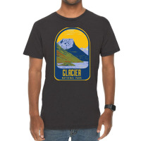 Glacier National Park Retro Vintage T-shirt | Artistshot