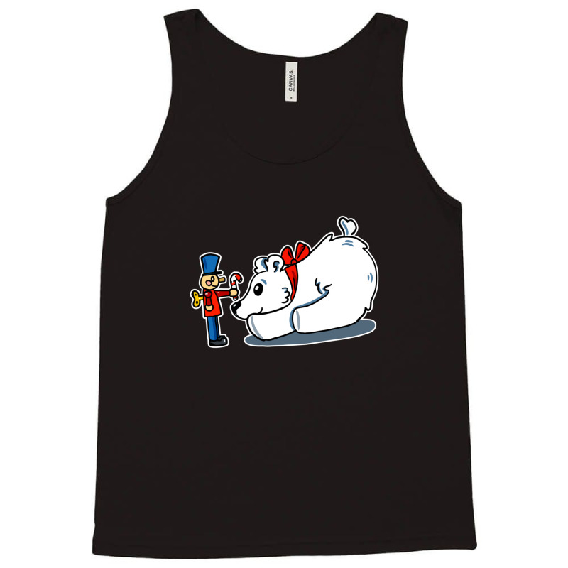 Christmas Polar Bear Tank Top by AndreaSaizon | Artistshot