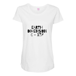 earth dimension c 137 Maternity Scoop Neck T-shirt | Artistshot