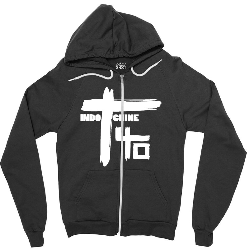 Best Of Indochine Band1 Exselna Genres Rock1 Zipper Hoodie by cm-arts | Artistshot