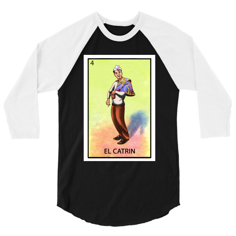 El Catrin Cantinflass 3/4 Sleeve Shirt by cm-arts | Artistshot