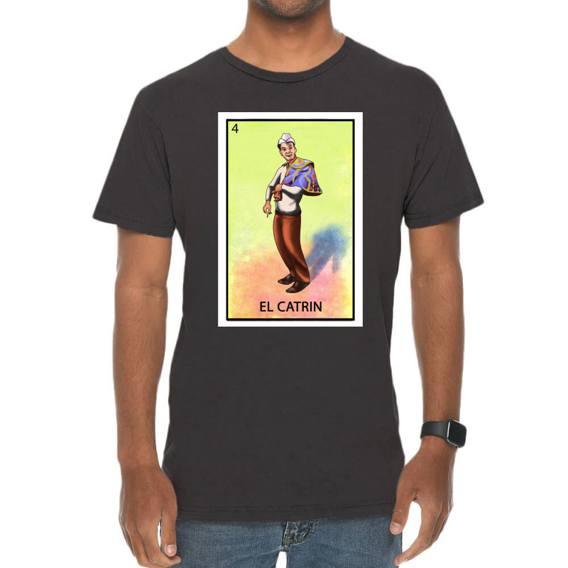 El Catrin Cantinflass Vintage T-Shirt by cm-arts | Artistshot