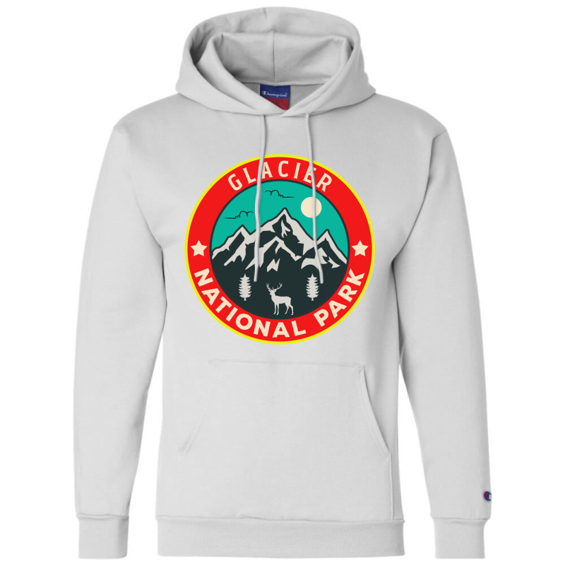 Glacier National Parkvintage Champion Hoodie by MONIQUEWORTH | Artistshot