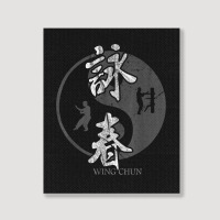 Chinese Kung Fu Mixed Martial Arts Wing Chun Portrait Canvas Print | Artistshot