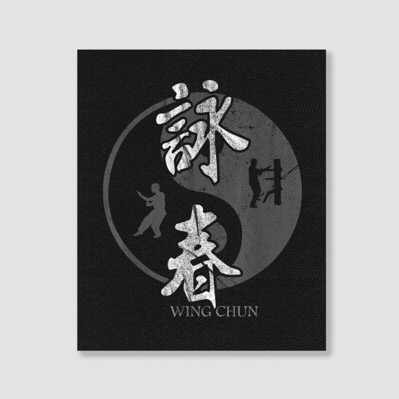 Chinese Kung Fu Mixed Martial Arts Wing Chun Portrait Canvas Print | Artistshot