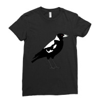 Australian Magpie Ladies Fitted T-shirt | Artistshot