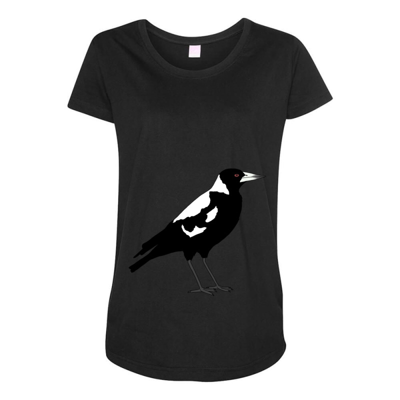 Australian Magpie Maternity Scoop Neck T-shirt by cm-arts | Artistshot