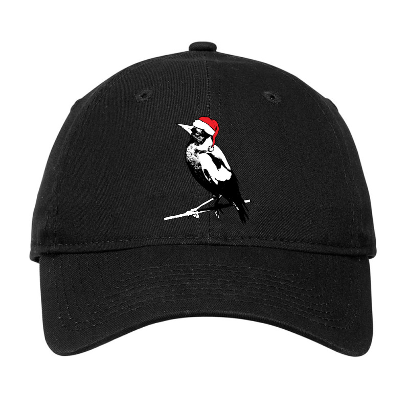 Australian Magpie Aussie Christmas Adjustable Cap by cm-arts | Artistshot