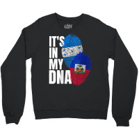 Womens Honduran And Haitian Mix Dna Heritage Flag V Neck T Shirt Crewneck Sweatshirt | Artistshot