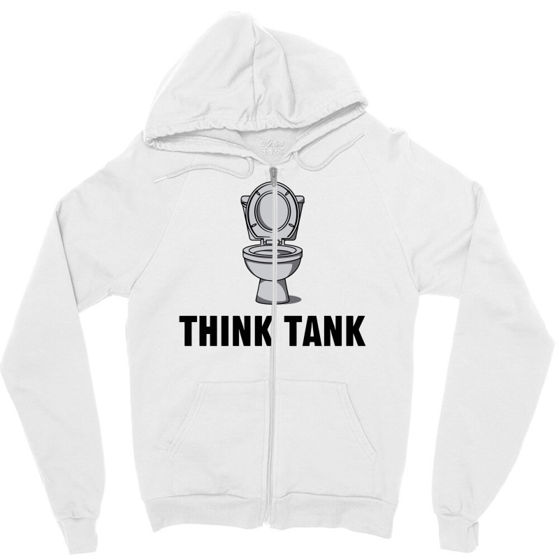 Think Tank Zipper Hoodie | Artistshot