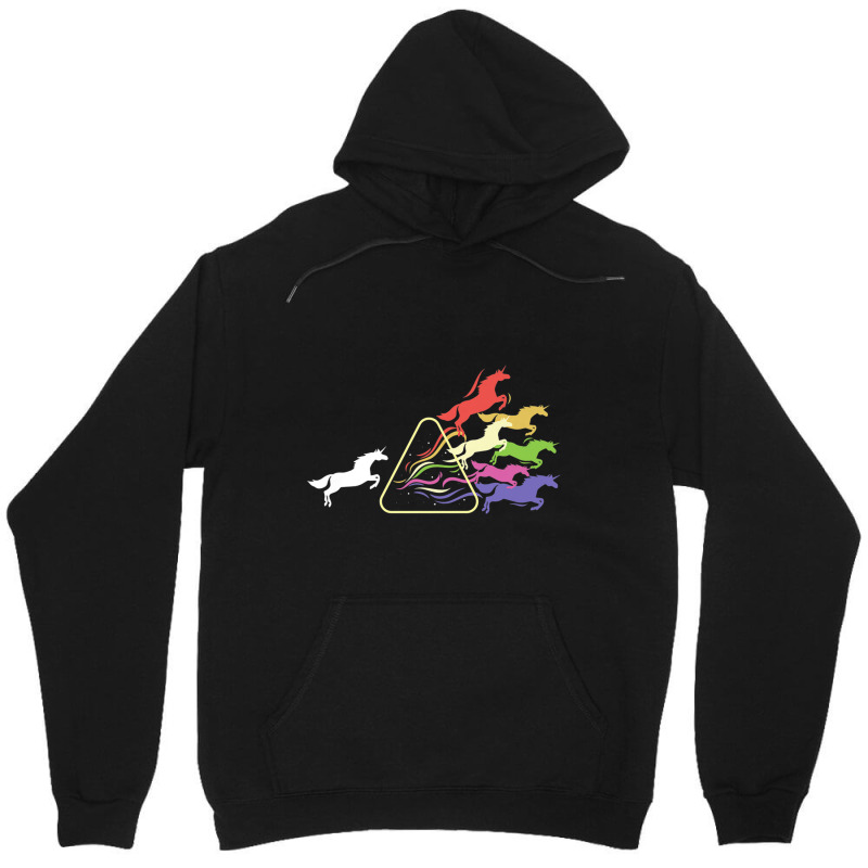 Prism Unicorn Philosophy Rainbow Triangular Prism Science Premium T Sh Unisex Hoodie by cm-arts | Artistshot