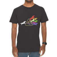 Prism Unicorn Philosophy Rainbow Triangular Prism Science Premium T Sh Vintage T-shirt | Artistshot