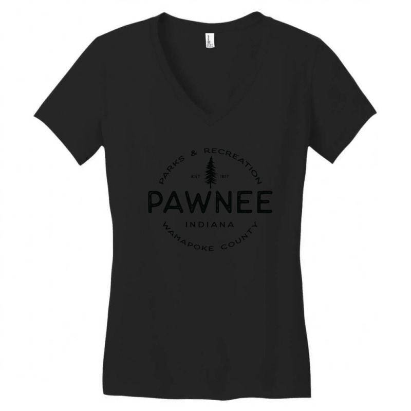 Parks And Recreation - Parks And Rec - Pawnee -leslie Knope - Tv Show Women's V-Neck T-Shirt by cm-arts | Artistshot