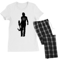 Daryl Dixon - Aint Nobodys Bitch Fitted Scoop Women's Pajamas Set | Artistshot