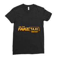 Fake Taxi Driver Ladies Fitted T-shirt | Artistshot